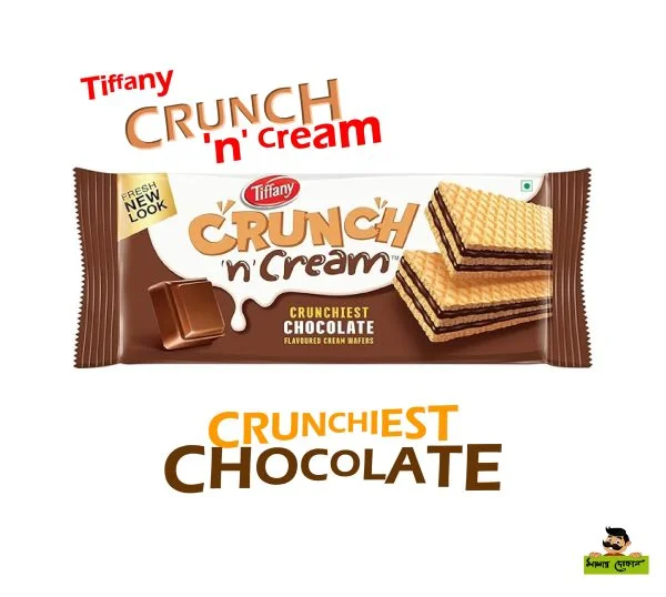 Tiffany Crunch n Cream Chocolate Flavored Cream Wafer 153g