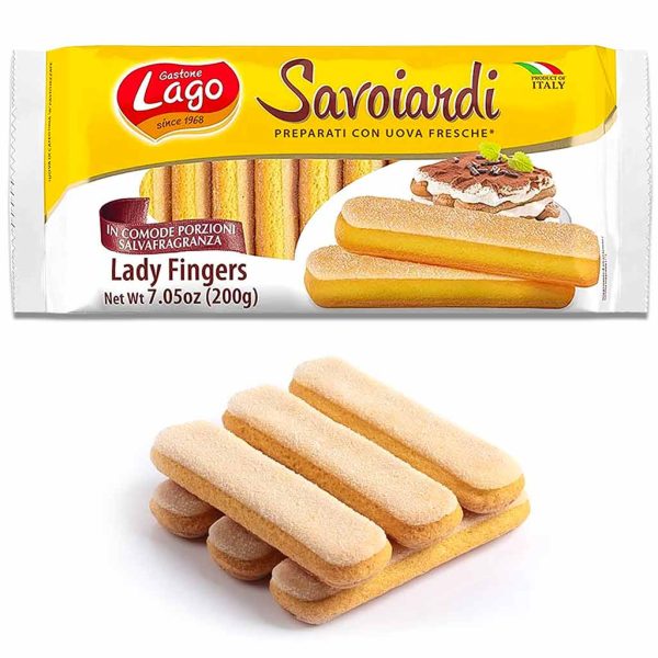 Italian Lago Savoiardi Lady Fingers Cookies Preparati Con Uova Fresche 200g