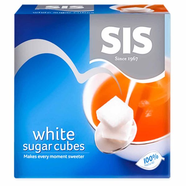 SIS White Sugar Cubes - 454 gm